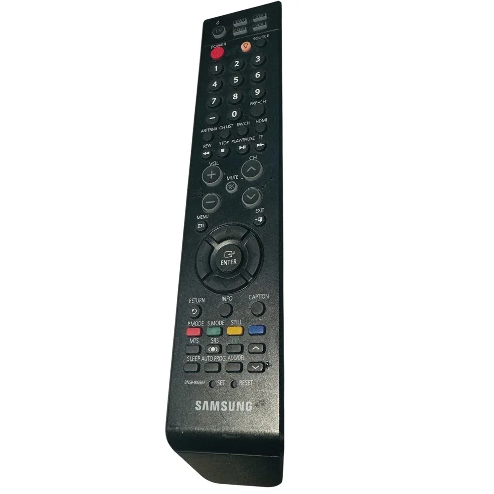 Samsung BN59-00598A TV Remote Control DVD VCR Cable STB Black OEM Controller